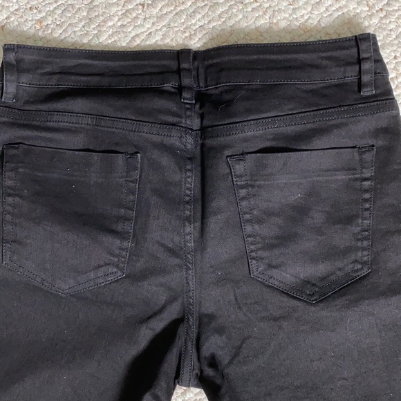 ASOS DENIM Black Skinny High Rise Waisted Jeans NWT - Picture 3 of 8